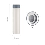 Thermos Drinking Cup Stainless Steel 500Ml Double Wall Heat-Resistant Coffee Mug Leak Proof Keep 12 Hours Hot Business Kettle Smart Lid