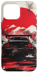 Coque pour iPhone 16 Pro Max JDM Cyber Samurai Art Japonais Drift Car Urban