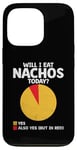 Coque pour iPhone 13 Pro Will I Eat Nachos Today Nacho Mexican Food Nacho Cinco De Mayo