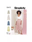 Simplicity Misses' Pleated/Gathered Skirt Sewing Pattern, S9472