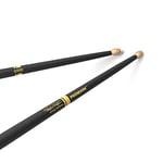 ProMark Drum Sticks - Stephen Creighton Pipe Band Drumsticks - ActiveGrip For Secure, Comfortable Grip - Gets Tackier As Your Hands Sweat - Active Grip Finish, Oval Wood Tip, Maple Wood - 1 Pair