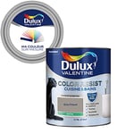 Ma Couleur Sur-Mesure par Dulux Valentine – Peinture Intérieure Murs, Plafonds, Boiseries - Palette Authentique, Cuisine & Bain Satin, Gris Chaud , 0,75 L