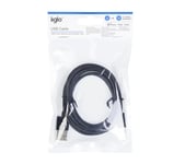 IIGLO USB A 2.0 male to Lightning male sort 2m