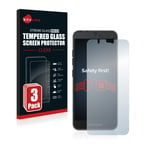 Savvies Tempered Glass Screen Protector (3 Pack) compatible with Fairphone 3-9H Hardness, Scratch Resistant