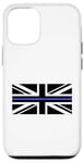 Coque pour iPhone 15 Pro Thin Blue Line Royaume-Uni