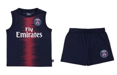 Ensemble Débardeur Short Bébé Psg - Maillot Fly Emirates - Collection Officielle Paris Saint Germain