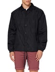 Build Your Brand Men's Coach Jacket, Black, XXXL