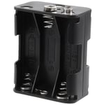 Side Spring 6 x 1.5 V AA Battery Holder Case Box Black L7A74742