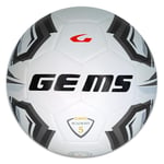 GEMS UN07-0310 Olympique Academy Unisex Ballon de Football récréatif Blanc/Noir Taille 5