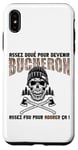 Coque pour iPhone XS Max Homme Humour Bucheron Bucheronnage Forestier Homme Des Bois