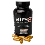 Allevi8 - Menopause Supplements - Perimenopause Vitamin Tablets - Women & Men for Health & Vitality, Low Mood, Hot Flushes, Pain in Joints, Fibromyalgia Support