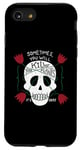 iPhone SE (2020) / 7 / 8 Funny Black Thumb Plant Killer Illustrated Case