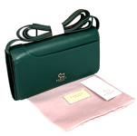 Radley Phone Bag Cross Body Bag POCKETS Dark Green Leather New RRP 99