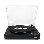 JAM Sound Stream Turntable Black USB Bluetooth Speakers Vinyl Record Player