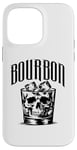 Coque pour iPhone 14 Pro Max Crâne de whisky bourbon - squelette vintage amateur de whisky