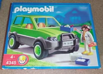 Playmobil - 4345 - Vétérinaire avec 4x4 - NEUF (Boîte abimée)