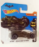 Hot Wheels 4/5 Batman Arkham Knight Batmobile Grn Short Card Collectable Toy Car