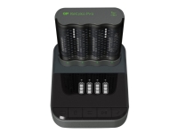 GP ReCyko Pro D461 - USB battery charger dock 4 x AA-typ - NiMH - 2000 mAh - 2 A - med P461 USB battery charger