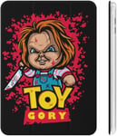 Child's Play Chucky Horror Movie Coque Pour Ipad 2020 En Tpu Résistant Aux Chocs, Réglage Automatique De L'angle De Veille/Réveil, Jolie Coque De Protection Transparente 10.2in