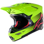 Crosshjälm alpinestars - Supertech m10 svart gul large