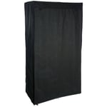 Five - Armoire penderie modulable tissu noir - 5 Noir