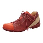 Think!Think! Homme Semelle Amovible Durable Kong Chaussures basses à lacets, Rouge 048612, 46 EU Large