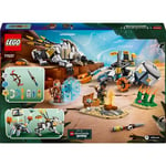 LEGO Horizon Adventures 77037 – Aloy ja Varl vastaan Kilpikipittäjä ja Sahahammas