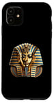 Coque pour iPhone 11 Masque doré Toutankhamon antique Kemet Pharaon Roi