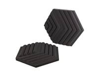 Wave Panels 2-pack Black