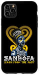 iPhone 11 Pro Max Learn From The Past African Symbol Adinkra Sankofa History Case