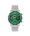 Lacoste Montre Chronographe à Quartz pour Homme avec Bracelet en Acier Inoxydable argenté - 2011255