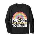 100th Day of School I've Got 100 Reasons To Smile Long Sleeve T-Shirt