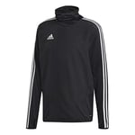 adidas Men's Tiro19 Wrm Top Sweatshirt, Black/White, XL UK