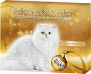 Gourmet Calendrier de l'Avent doré pour Chat