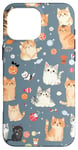 iPhone 16 Pro Max Adorable Cat Patterns Design Cute kittens patterns Case