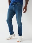 BOSS Delaware Slim Fit Jeans - Mid Wash, Mid Wash, Size 30, Length Regular, Men