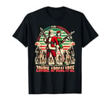 Christmas Zombie Apocalypse and Santa With Guns Zombies T-Shirt