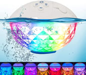 Portabl Bluetooth Speaker LED DJ Disco Light Show  Float Pool light Club party