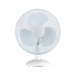 RAYDAN Ventilateur de table Blanc Petit 40 cm et 40 W de puissance | Modèle Up Comfort Home | Ventilateur de bureau oscillant jusqu'à 90 ° | Ventilateur silencieux et contrôlable avec 3 vitesses