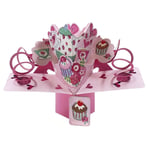 Second Nature Pop Up Birthday Greeting Card - Teacup and Teapot POP104