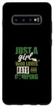 Galaxy S10+ Just a girl who loves rats and camping - Camper Camping Rat Case