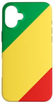 Coque pour iPhone 16 Plus Drapeau de la République du Congo Proud Patriot Souvenir Fan