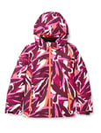 CMP - Veste de ski enfant en sergé avec capuche amovible, Sangria-Flamingo Fluo, 116