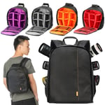 Anti-knock Waterproof SLR Camera Bag Canon Backpack DSLR Bag Travel Rucksack