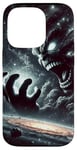 Coque pour iPhone 14 Pro Angry Black Galaxy & Stars Violet Galaxy Night Sky & Stars