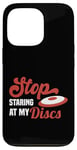 Coque pour iPhone 13 Pro Ultimate Frisbee Stop Staring Disques