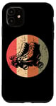 Coque pour iPhone 11 Roller Skates Vintage Skating