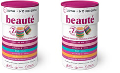 Gummies 7en1 UPSAxNourished Beauté des Ongles, Cheveux & Peau - Adulte Complément Alimentaire Sans Sucres 2x30 pc(s)