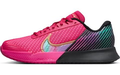 NIKE Femme Court Air Zoom Vapor Pro 2 PRM Bas, Fireberry Multi Color Black, 42.5 EU