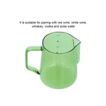 (Green)Frother Jug Milk Frother Cup Multipurpose For White Wine For Party For